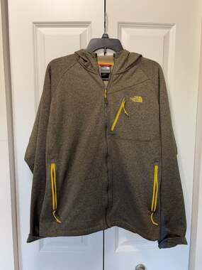 The North Face Men's Large Full Zip Fleece Hoodie Jacket